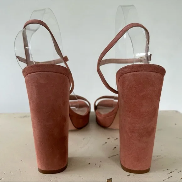 Stuart Weitzman Sunray Dersue (desert rose beige) Platforms Women's Size 11 M